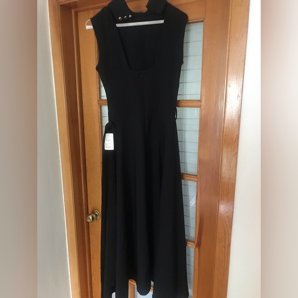 New with tag black king designer dress flare bottom fit in waist size M/L - Picture 5 of 7